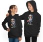 Preview: Hooded Sweatshirt Hoodie Kids - American Football Player Cartoon i494